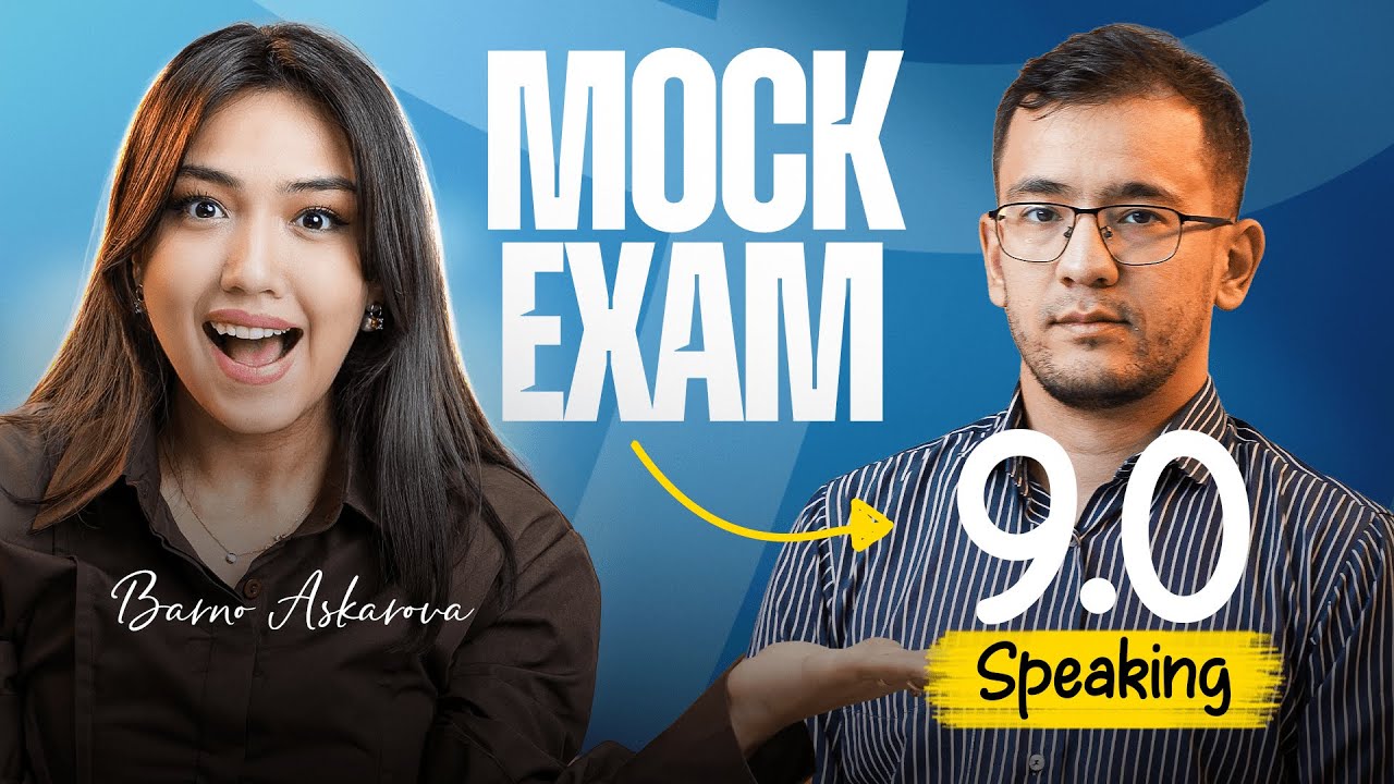 IELTS SPEAKING BAND 9.0 MOCK EXAM -7 karra IELTS Speaking imtihonidan 9.0 olgan ekspert bilan suhbat