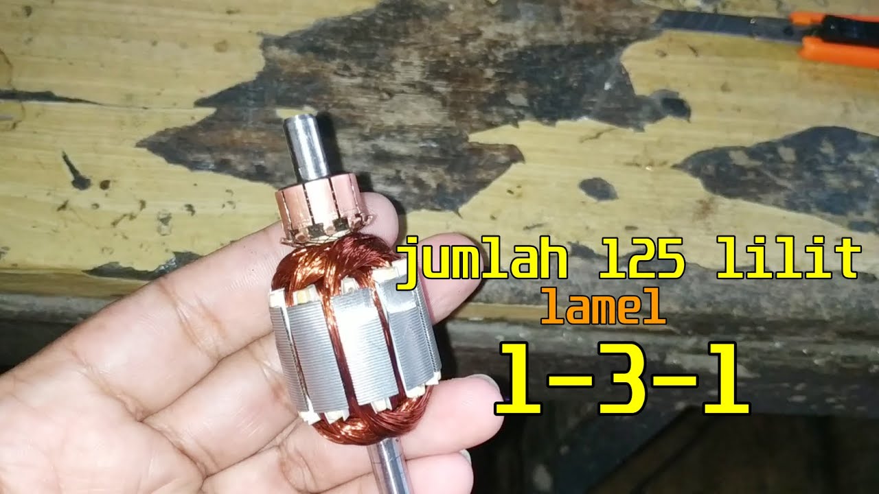 Cara Mudah Gulung Spul Angker Dinamo Blender Terbakar