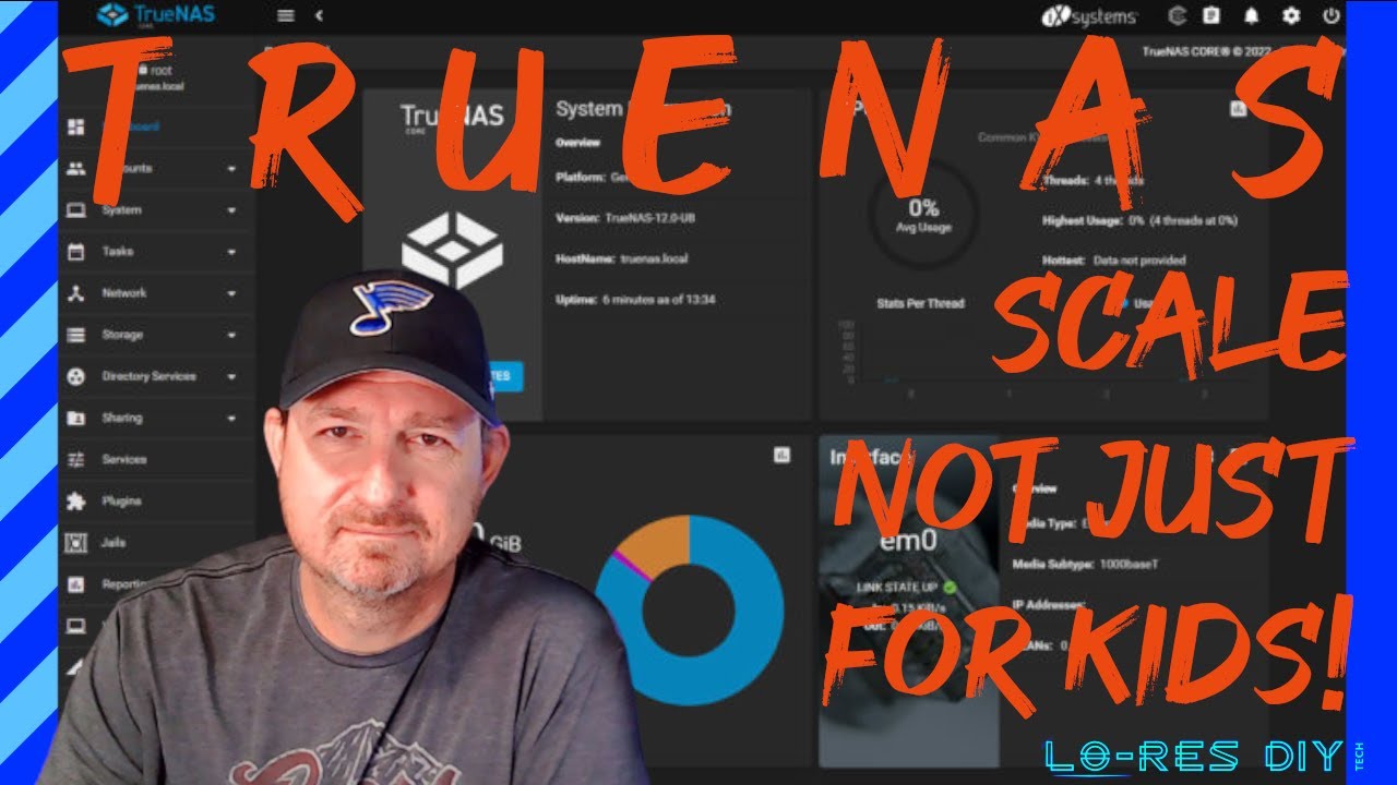 Установка Truenas Scale и настройка для начинающих