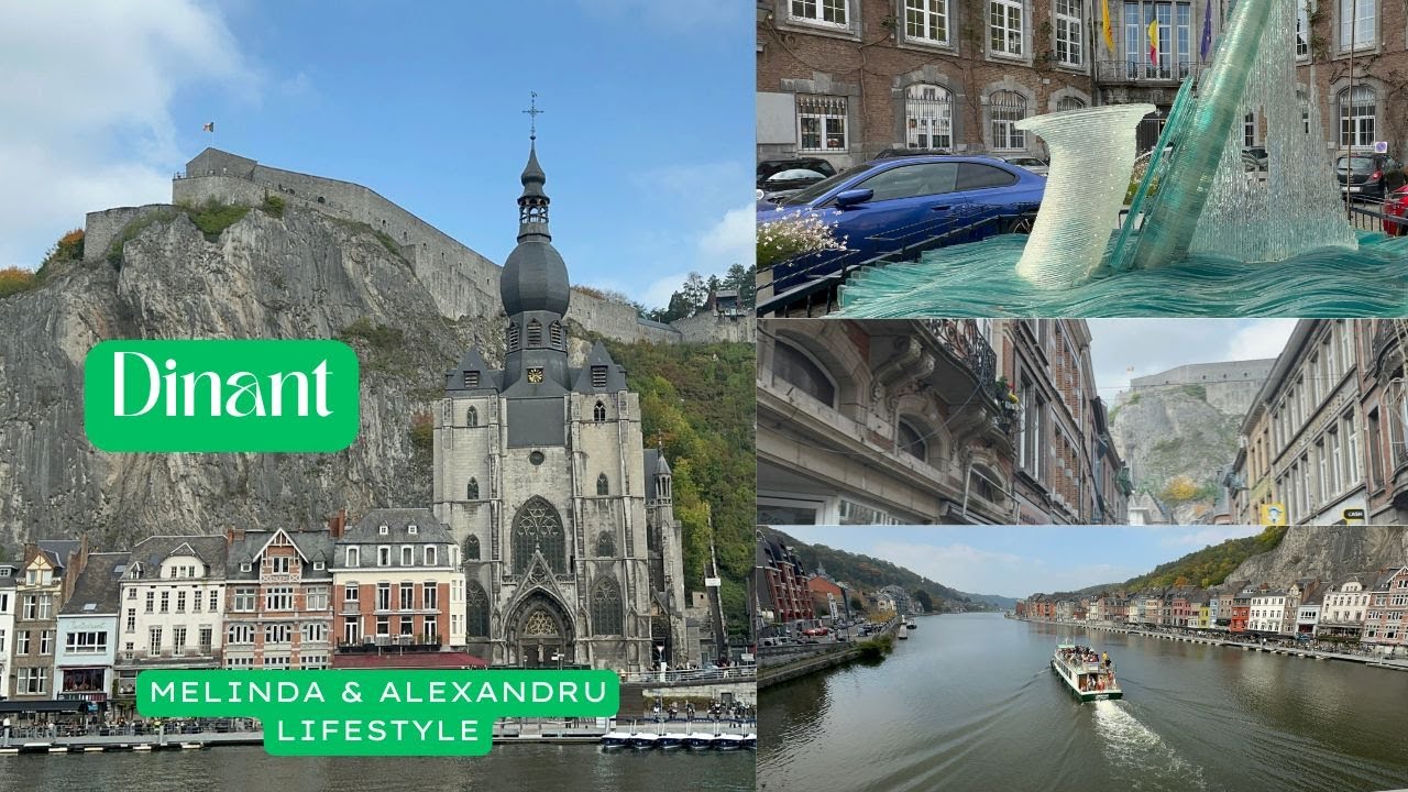 Dinant oras belgian pitoresc din provincia Namur. Collégiale Notre-Dame de Dinant. partea 1