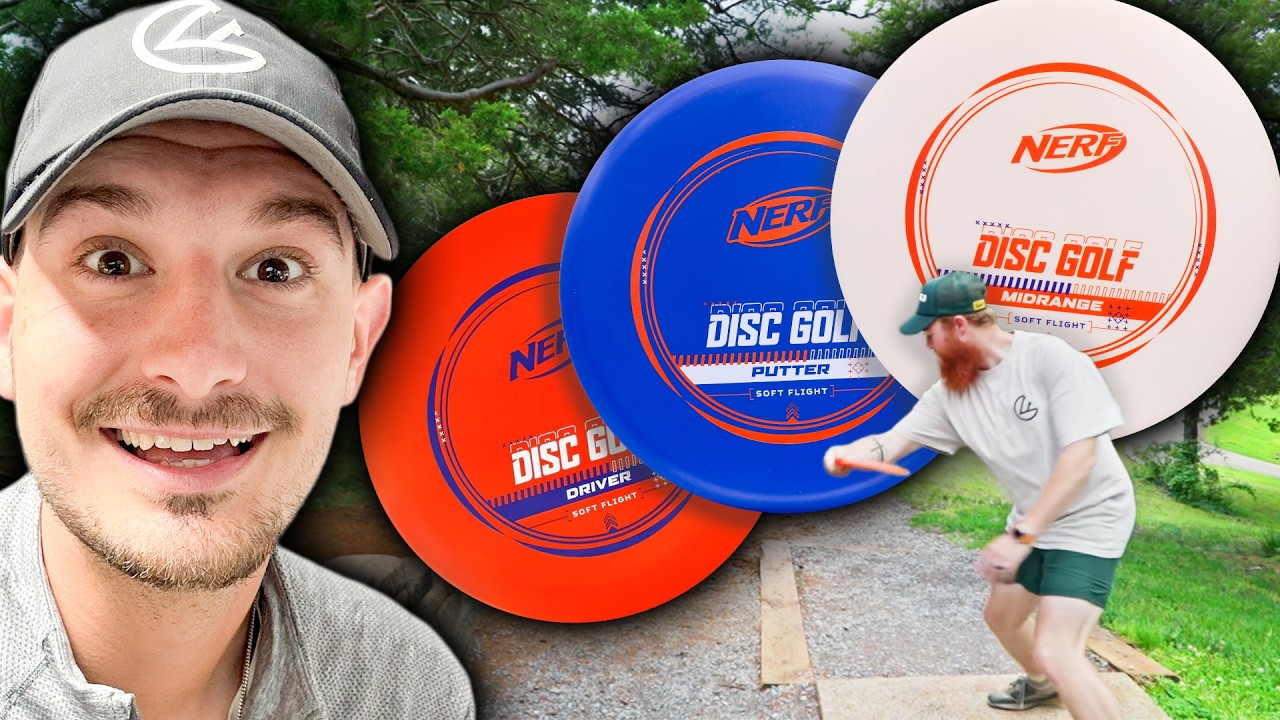 Nerf выпустили стартовый набор для диск-гольфа?! | Челлендж со стартовым набором для диск-гольфа
