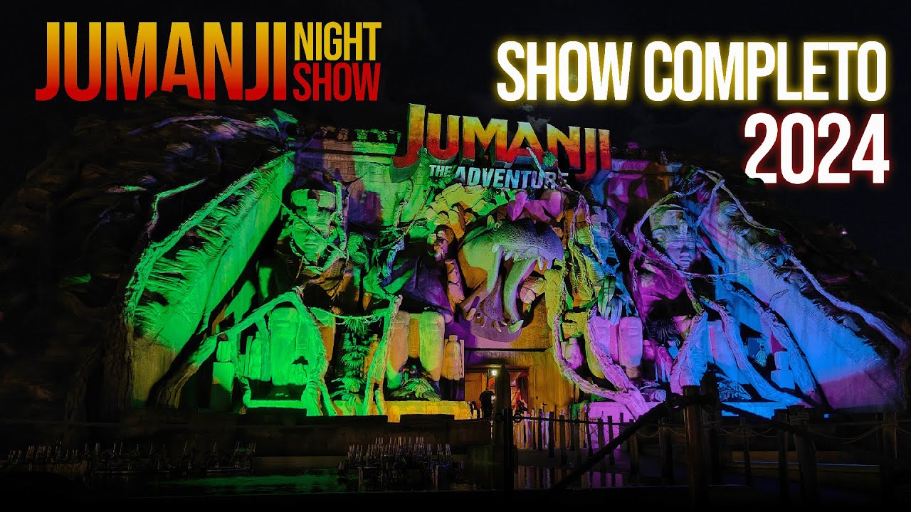 Jumanji, the Show - Gardaland Night Show 2024 - SHOW COMPLETO