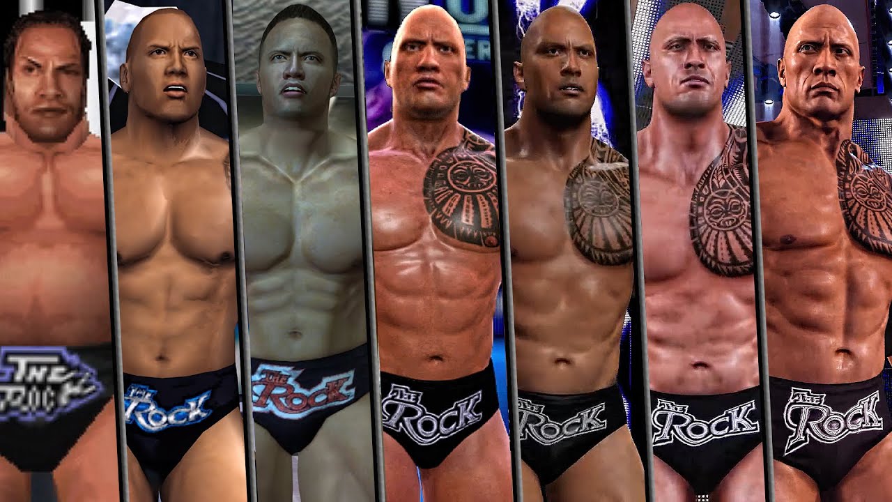 WWE 2K24 - The Rock Entrance Evolution! ( WWF War Zone To WWE 2K24 )