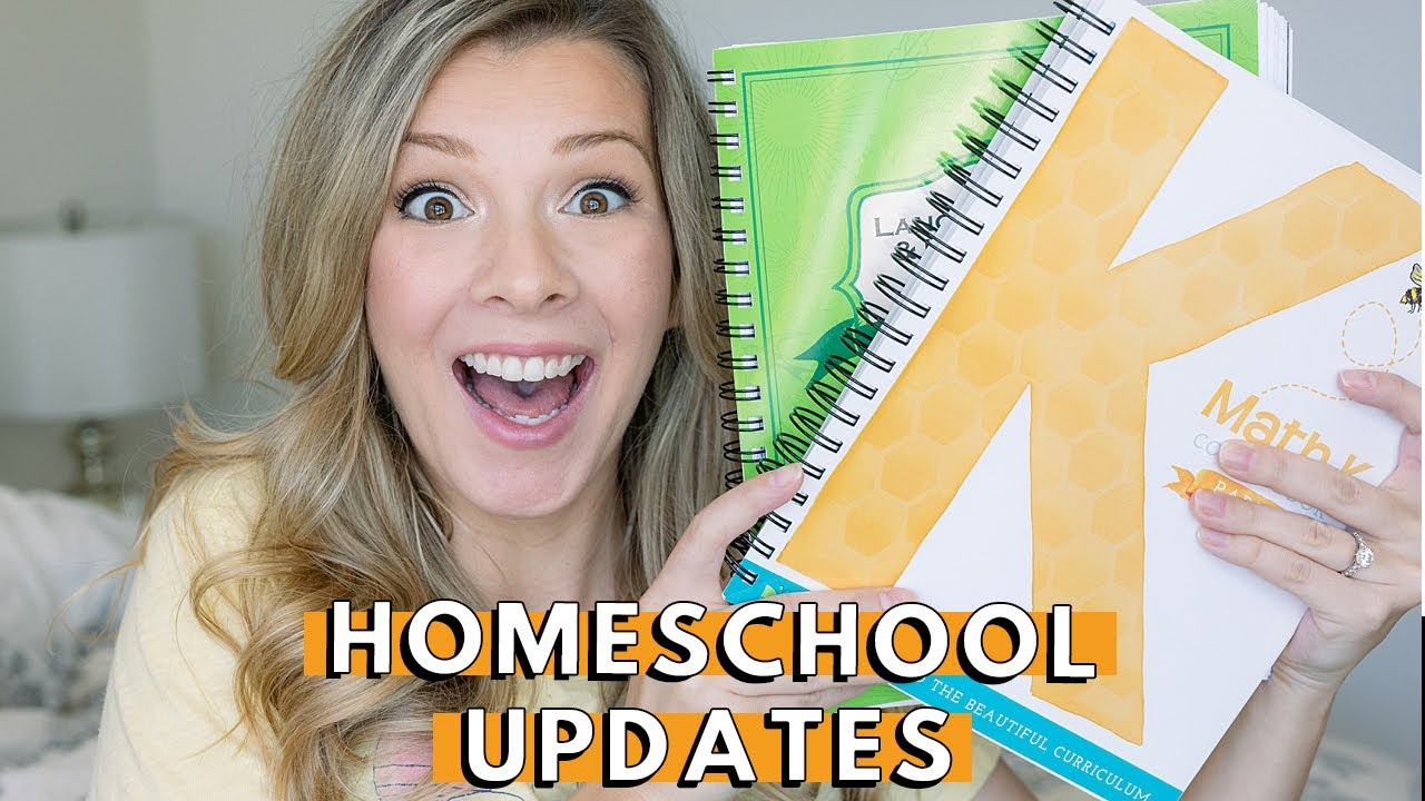 HOMESCHOOL UPDATE!  | New Curriculum | School at Home | TK & Kindergarten Homeschool Curriculum|
