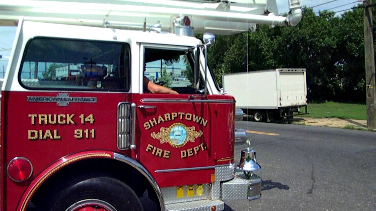 Sharptown Truck 14 Driving by