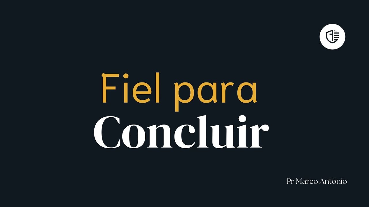 CULTO DE ADORÇÃO - PASTOR MARCO ANTÔNIO DOS SANTOS - FIEL PARA CONCLUIR