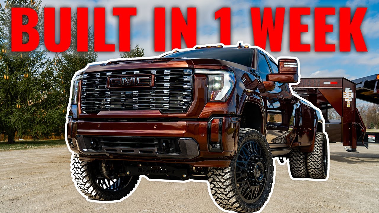 We built the rarest GMC 3500 setup in 21 minutes! OB34 Build video
