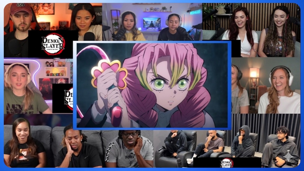 Mitsuri vs Hantengu Fight 💖| Demon Slayer S3 EP10 Reaction Mashup