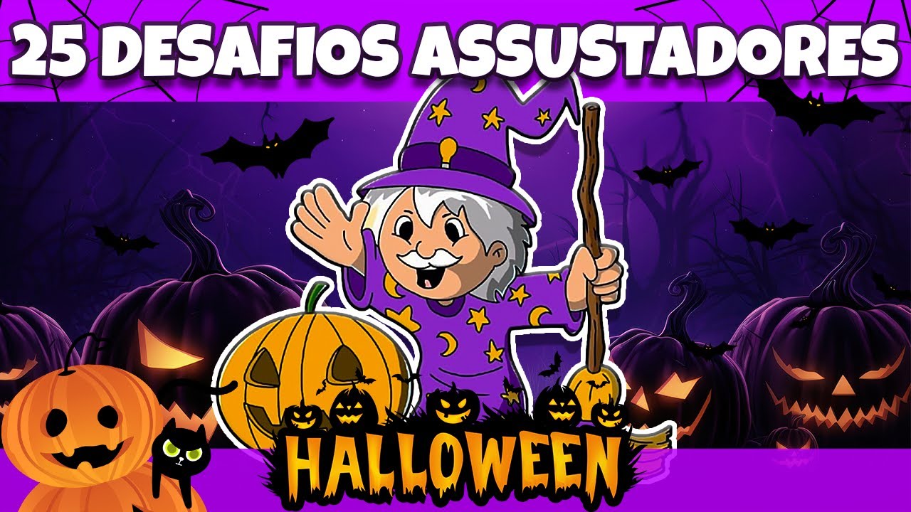 👻🎃25 Minigames IRADOS de HALLOWEEN | Desafio Divertidos e Assustadores #QuizDosGenios #Quiz