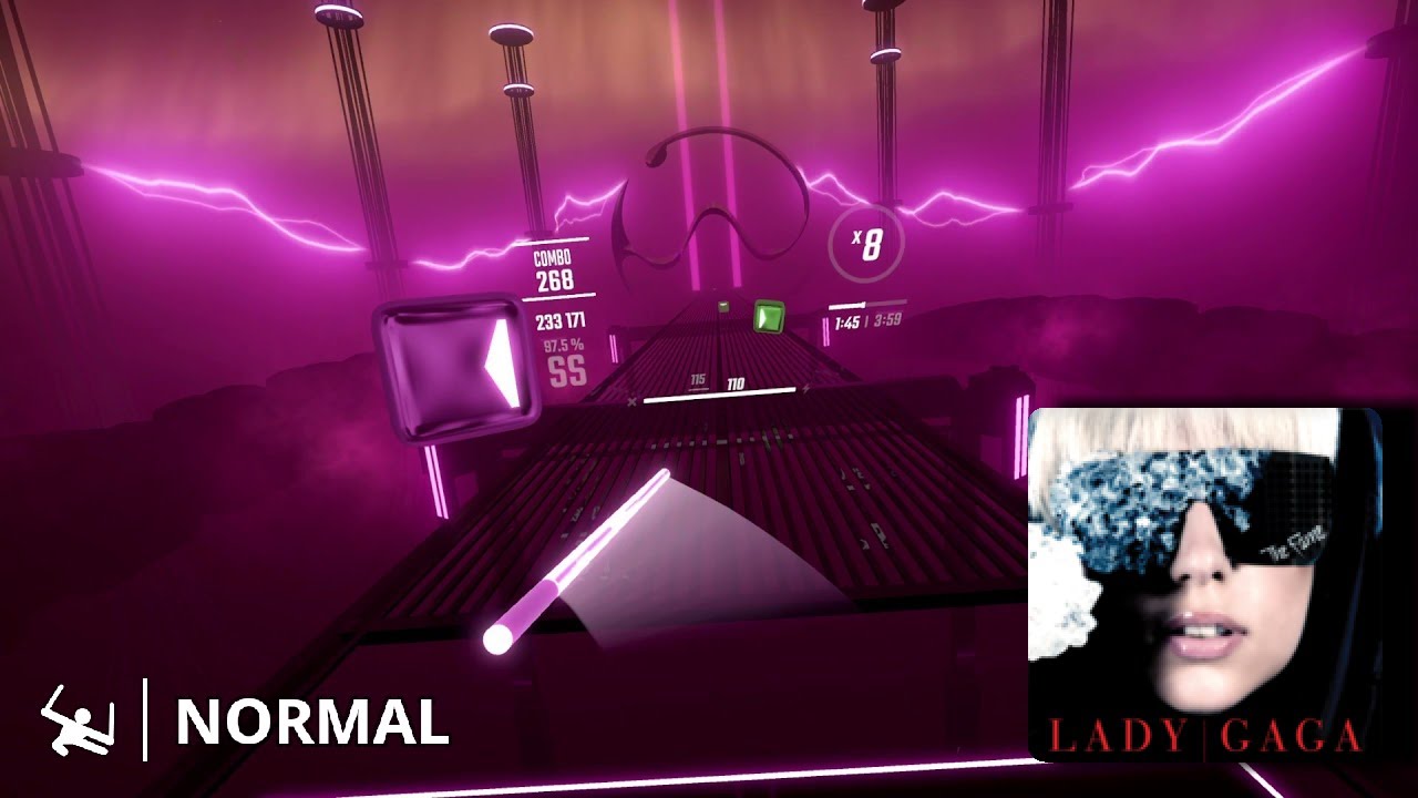 Beat Saber Lady Gaga | Just Dance (feat. Colby O’Donis) [Normal]
