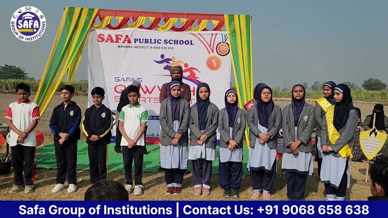 Motivational Tarana- Hai Bulandi Se Falak Bos Nasheman| At Safa's Quwwah Sports Meet 2025-26