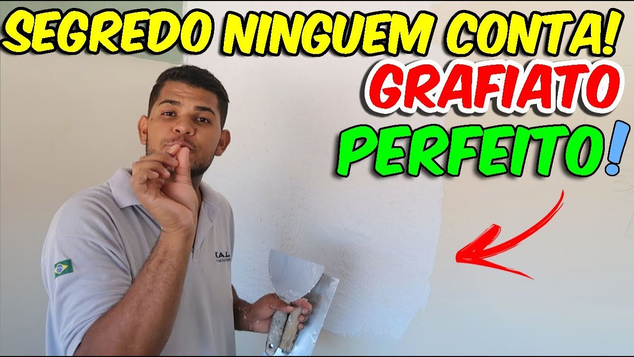 COMO FAZER GRAFIATO PERFEITO - PASSO A PASSO!