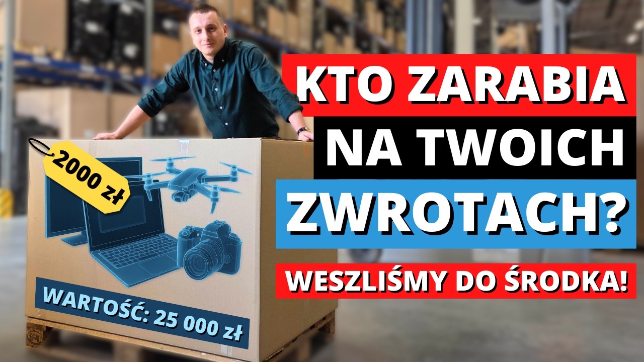 Palety ze zwrotami za ułamek wartości?! Ten biznes to ŻYŁA ZŁOTA - Wojciech Bryczek