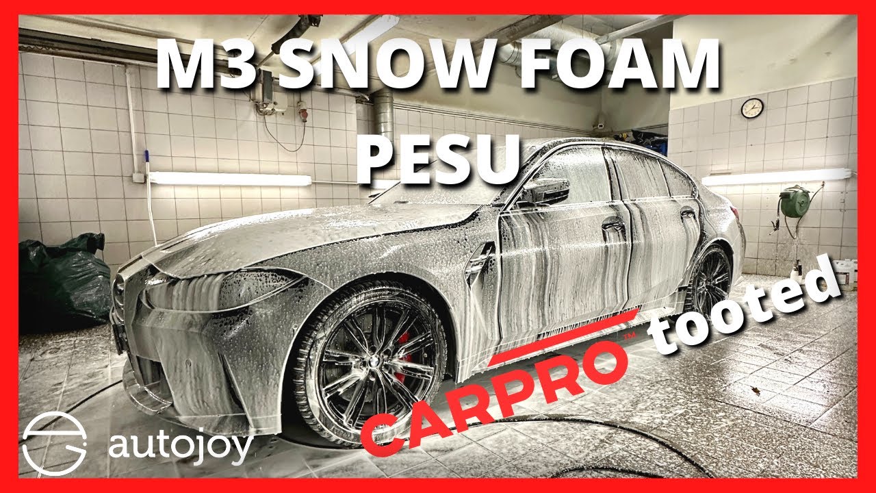 Snow foami pesu BMW M3 (G80) Competitionile