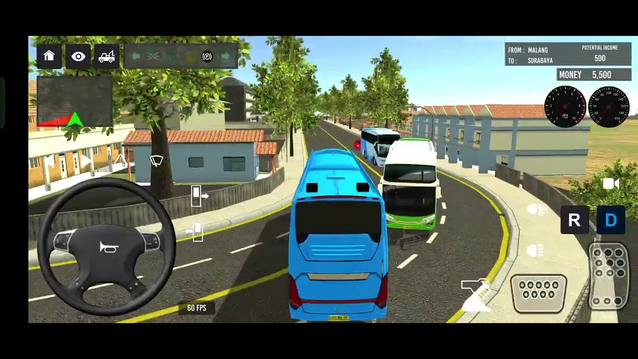Euro Bus Driving Game PublicTransportation 2024 Indonesia BusSimulator Android Gameplay #86