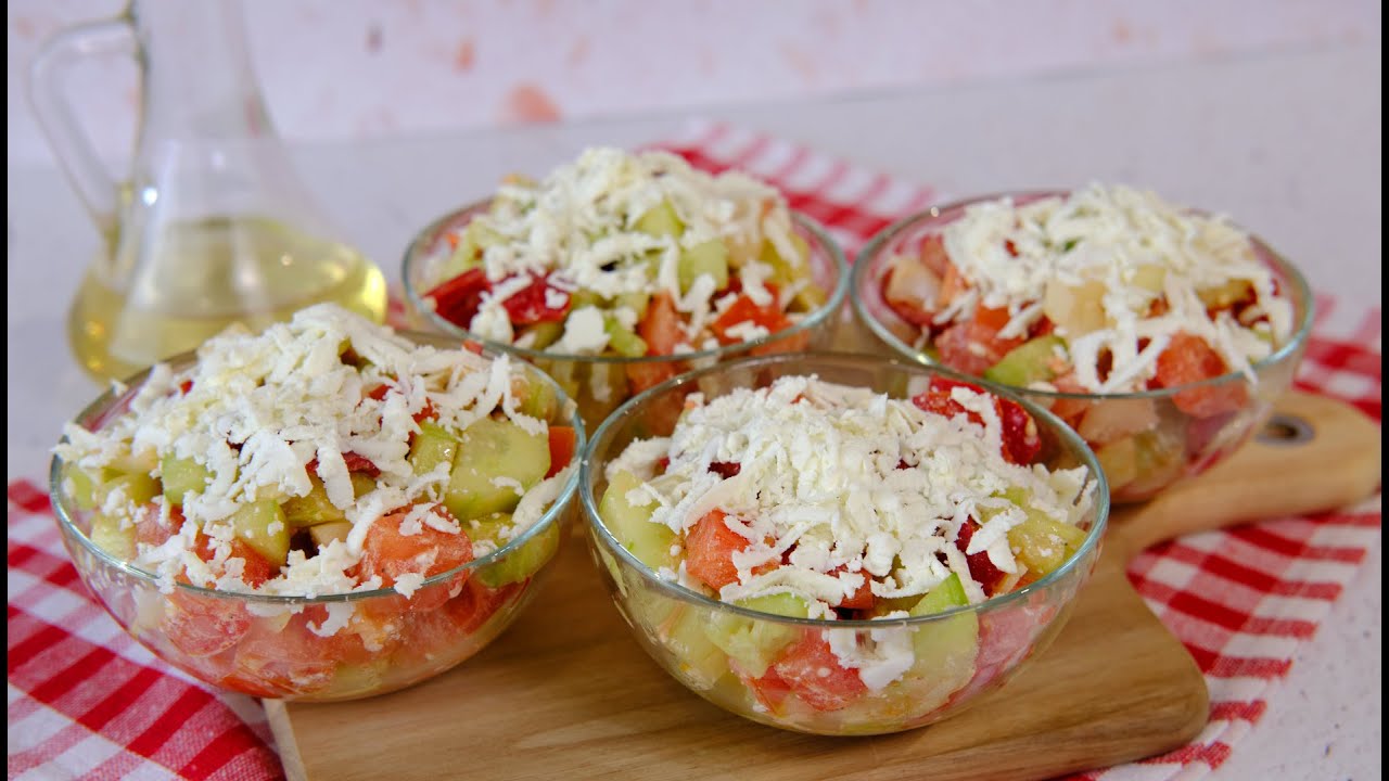 ШОПСКИЙ САЛАТ - этот вкусный салат нужно есть с хорошим шашлыком