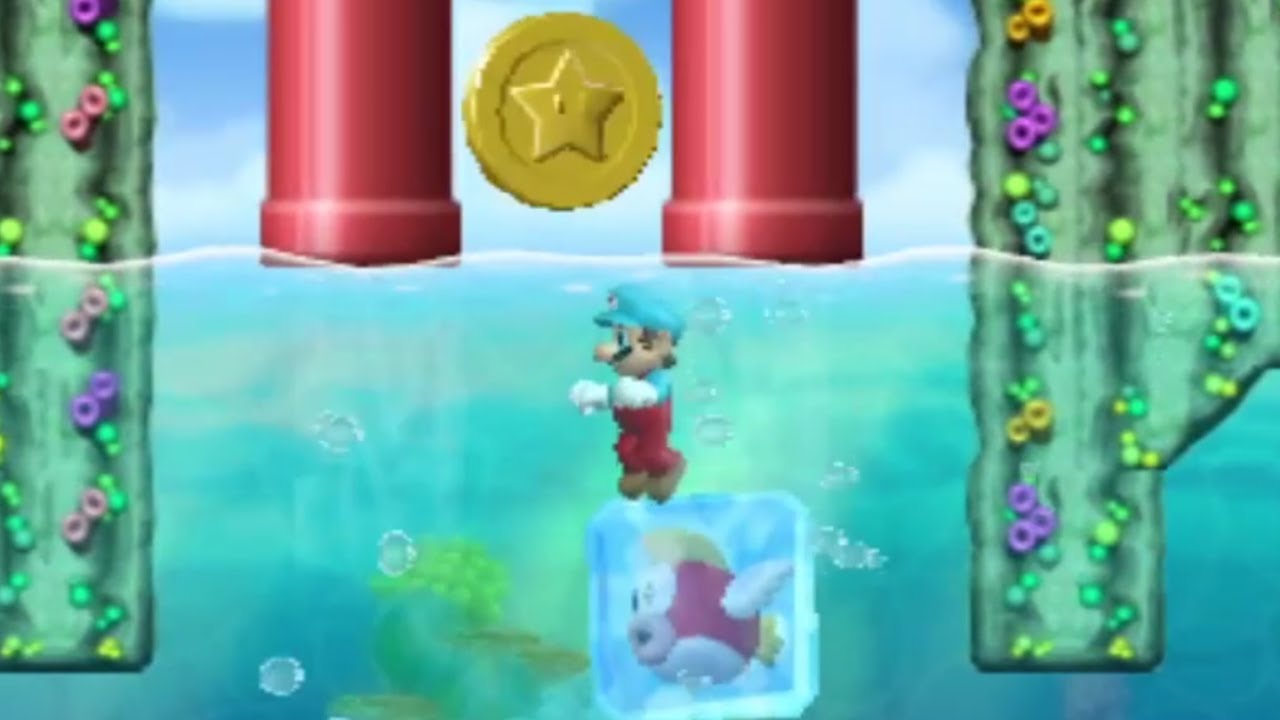 New Super Mario Bros. Wii 100% Walkthrough - World 1 (All Star Coins)