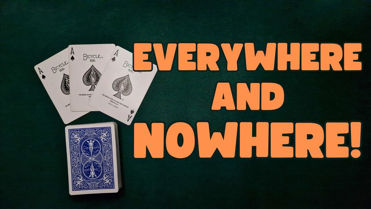 Master the Classic 'Everywhere and Nowhere' Card Trick | Full Tutorial.