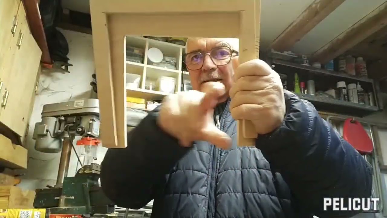 1 er vidéo Refaire le support de tablette pour mon camping car 