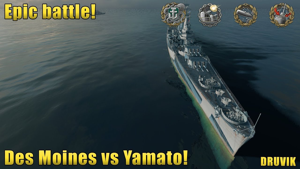 Des Moines - Epic battle #2 / World of Warships