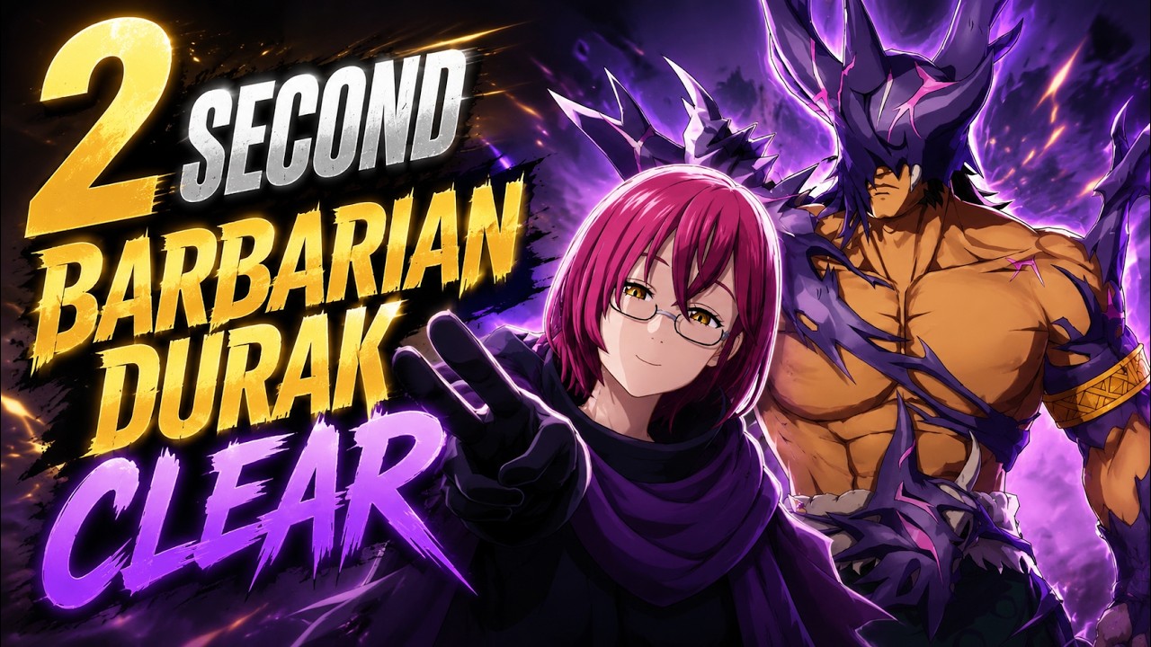 Durak Abyss | 2 Second Solo Clear w/Gowther | Seven Deadly Sins: Origin