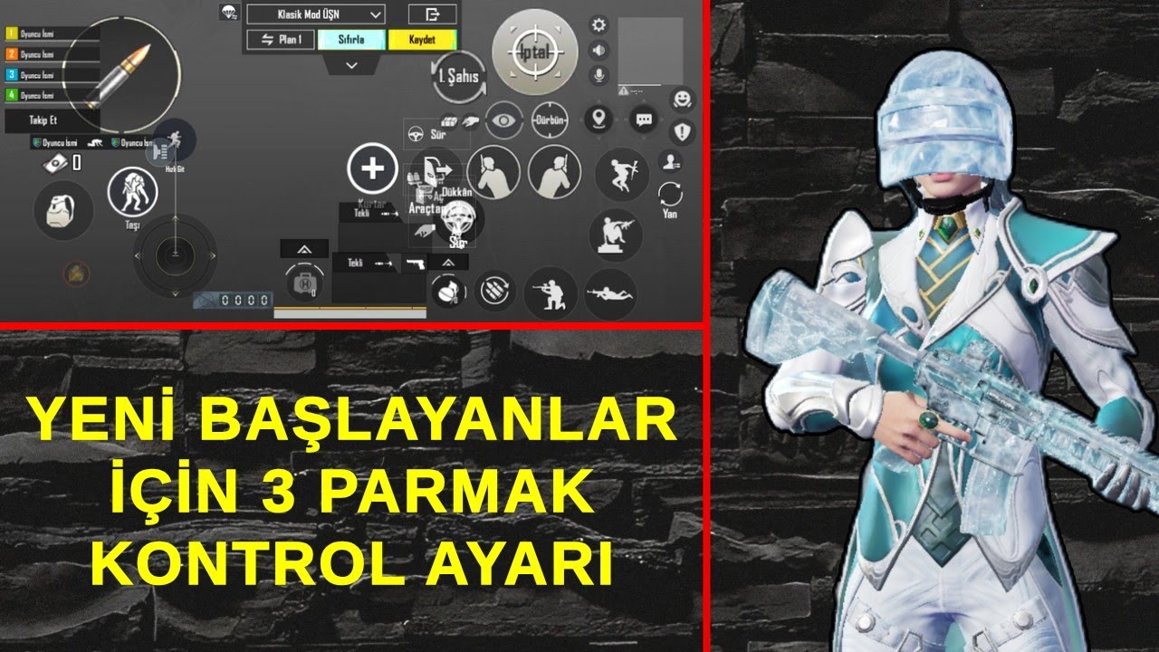 PUBG Mobile 3 Parmak Ayarı 2025 | Joystick Ayarı| Hızlı Koşu Hassasiyeti | 3. Şahız Bakış Açısı