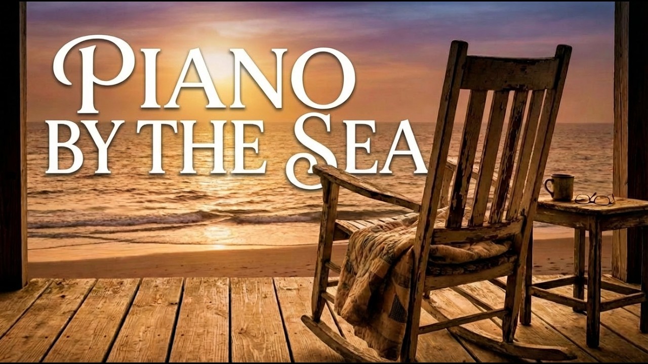 Live : 🌅 SUNSET SILENCE BY THE SEA 🌊 | 🎹 Relaxing Piano & Nature Sounds