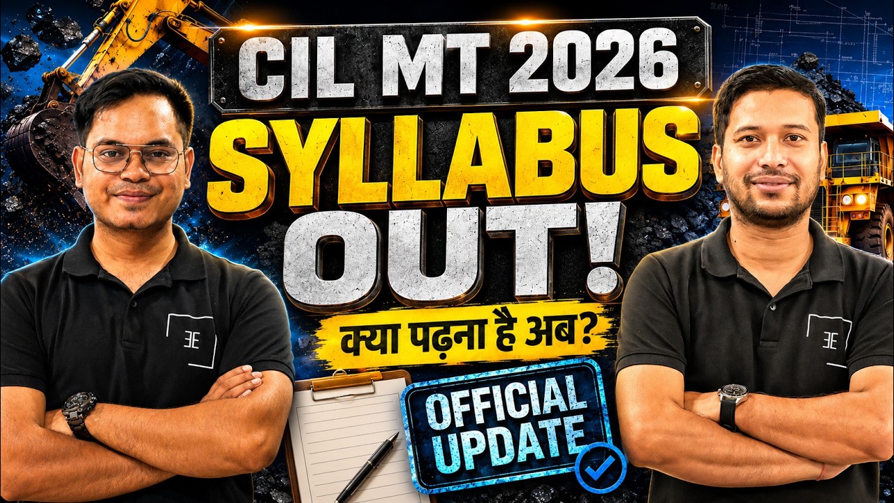 CIL MT 2026 Syllabus OUT &ndash; Exam Pattern, Topics & Preparation Plan