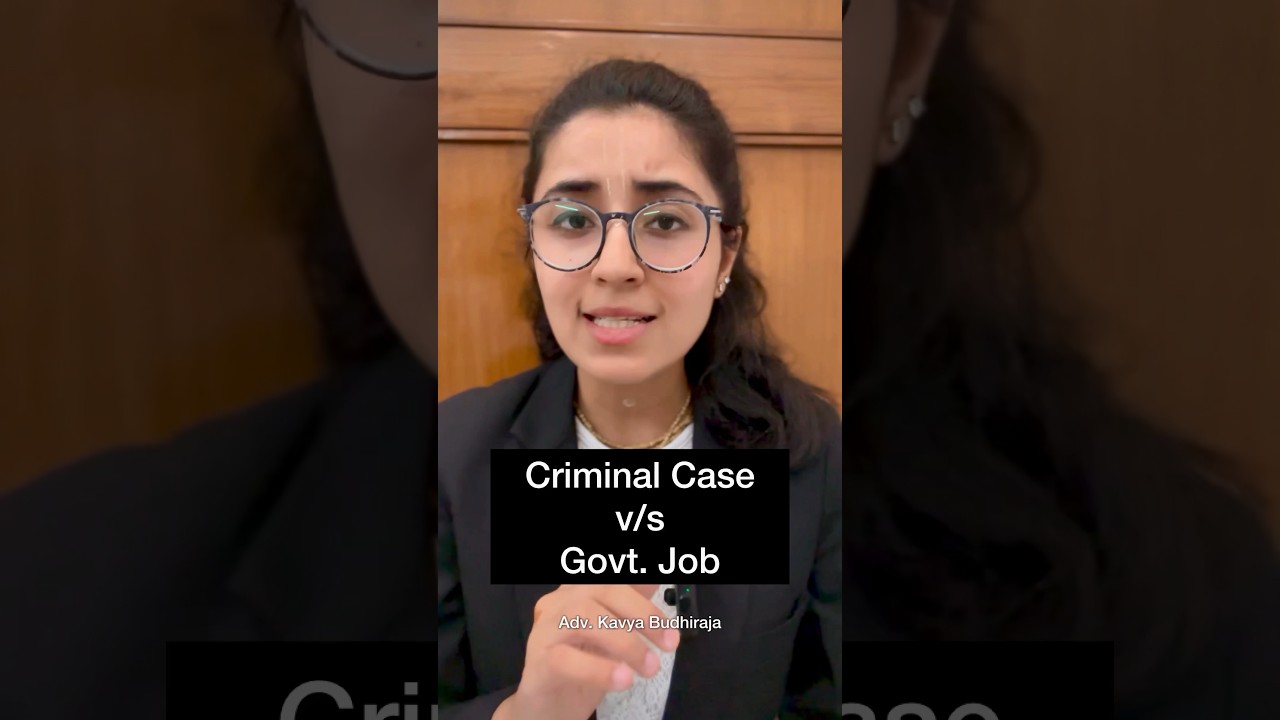 Can I Lose My Government Job Because of Criminal Case???