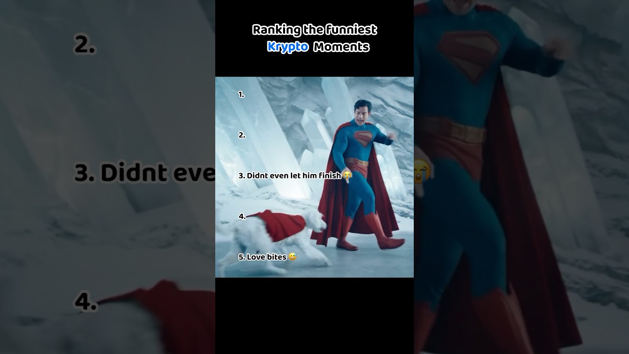 Ranking the funniest Krypto moments in Superman 2025