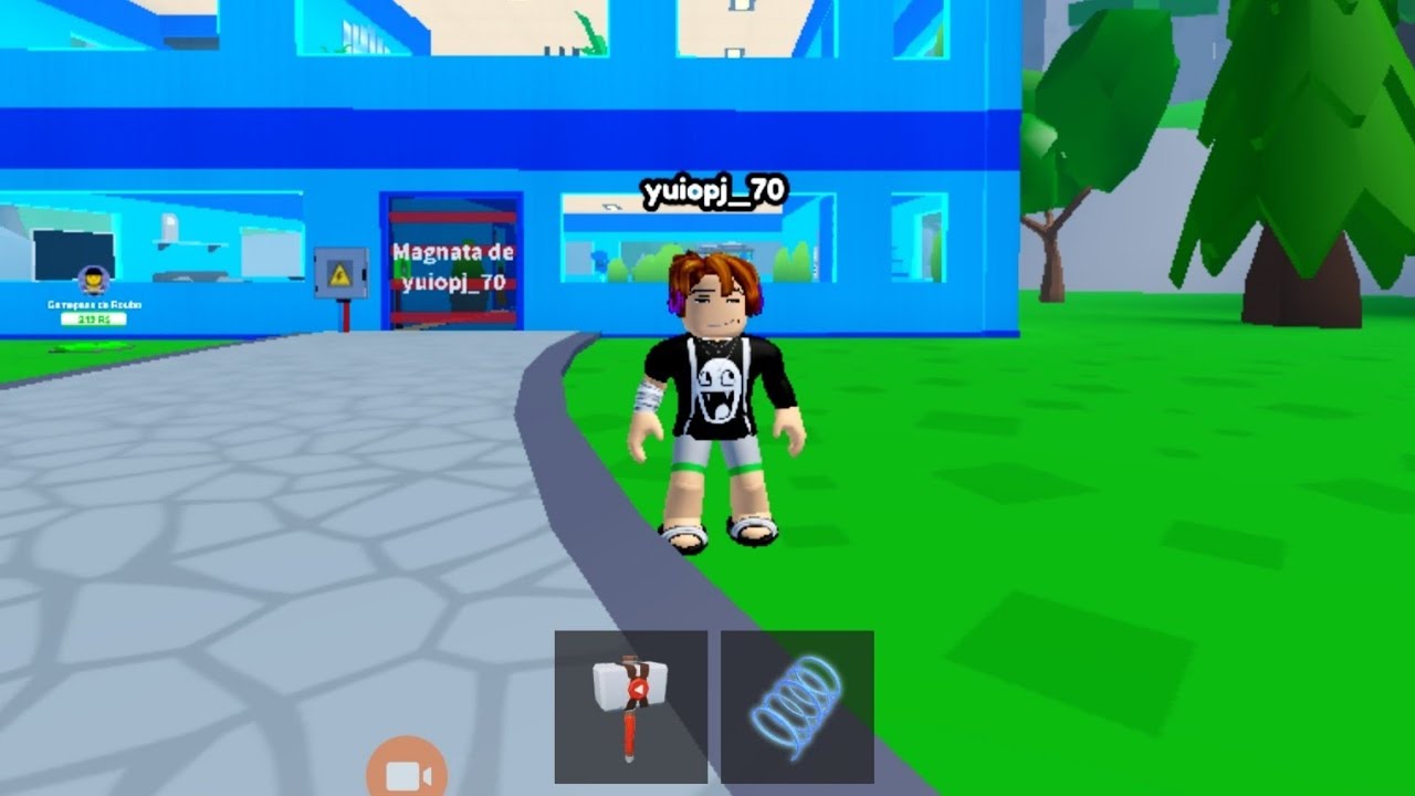 Jogando jogo de ser yutuber