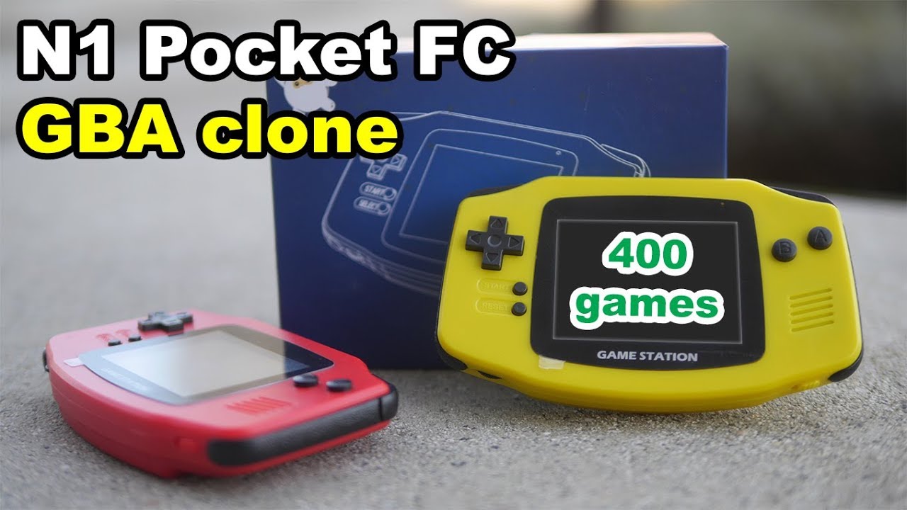 N1 Pocket FC GBA clone game station