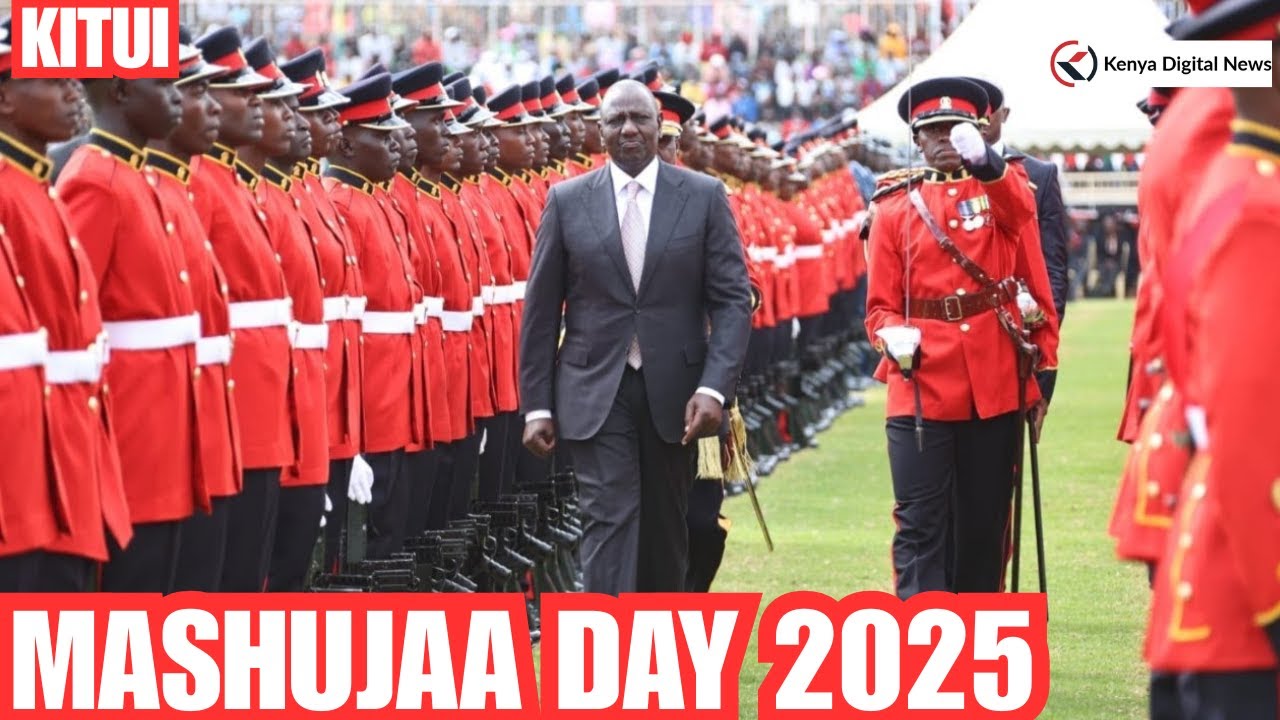 LIVE: President Ruto Presides over Mashujaa Day 2025 celebrations in Kitui County! Ithookwe Stadium