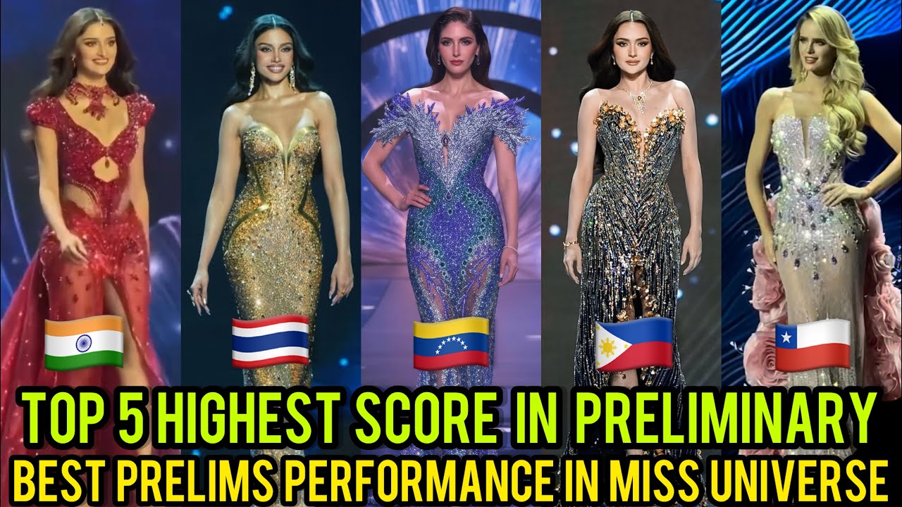 Top 5 Best Preliminary Performance in Miss Universe 2025 Swimsuit and Evening Gown | Ahtisa Manalo 