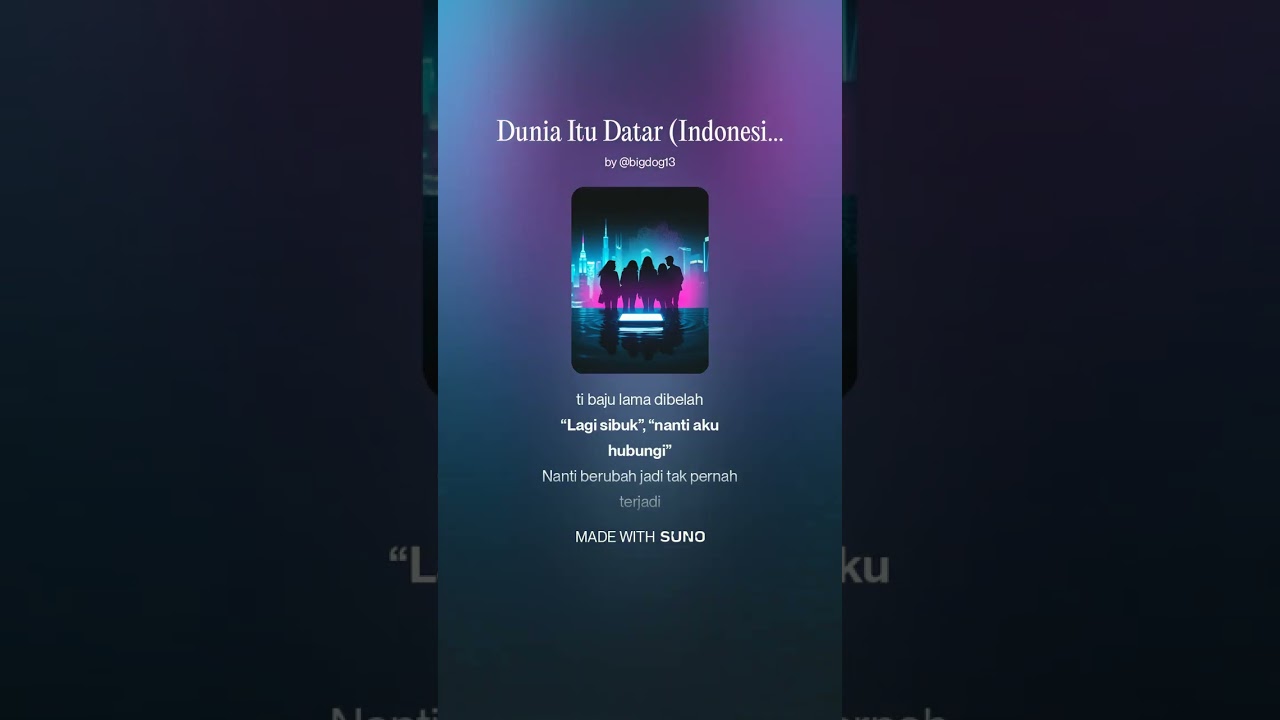 Dunia Itu Datar (Indonesian Hip Hop R&B) (Female) The World Is Flat | Verman Bedessee & BDC AIM Band