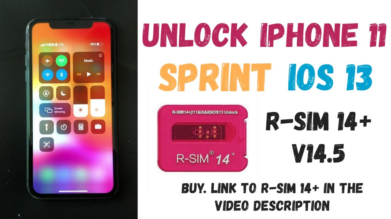 R SIM 14+ v14.5 / Анлок iPhone 11 Спринт