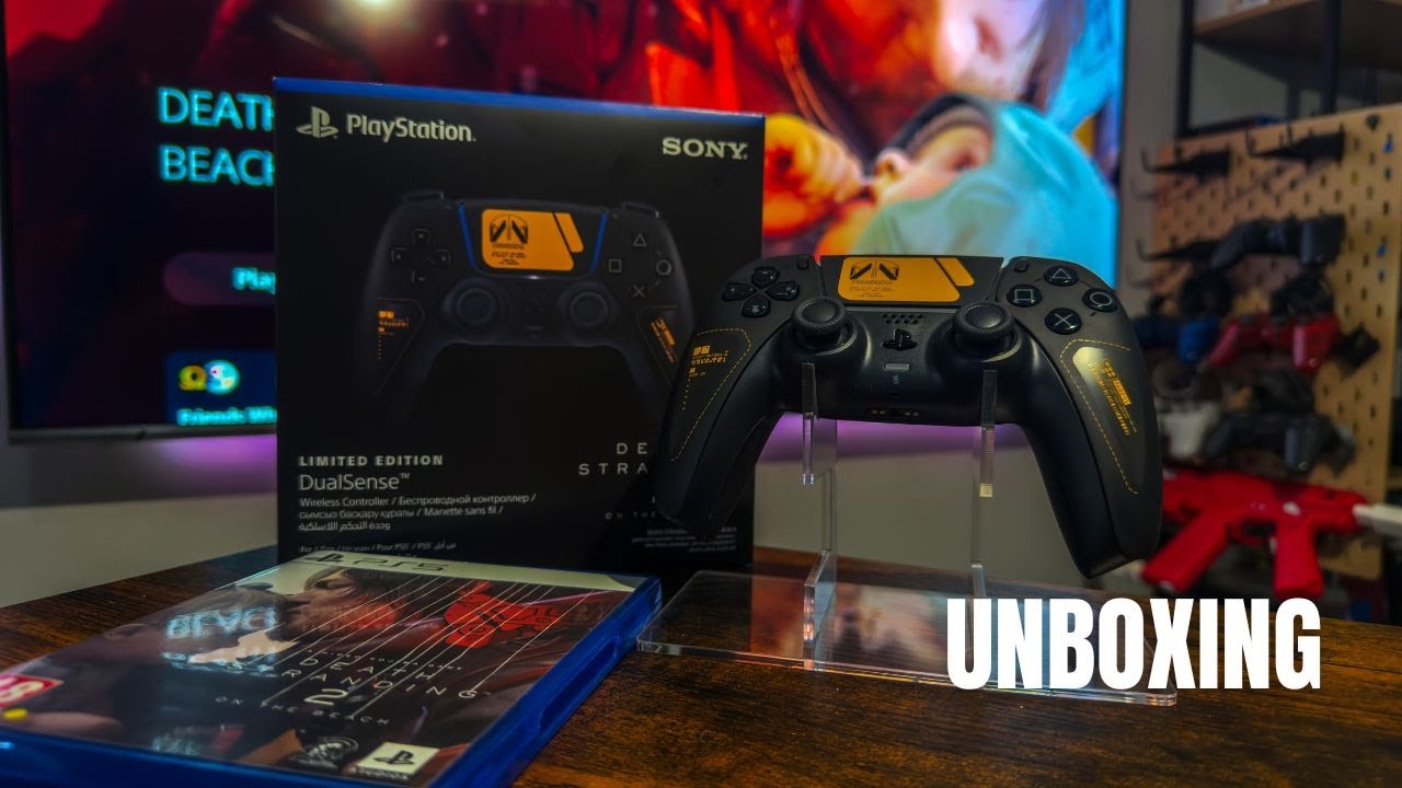 Death Stranding 2 PS5 Controller Unboxing
