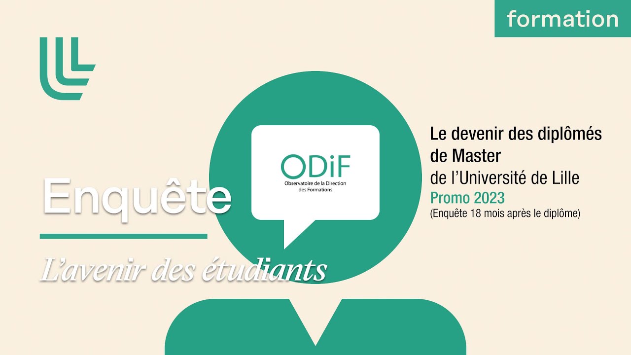 Le devenir des diplômés de l’Université de Lille – Enquête 2024-2025