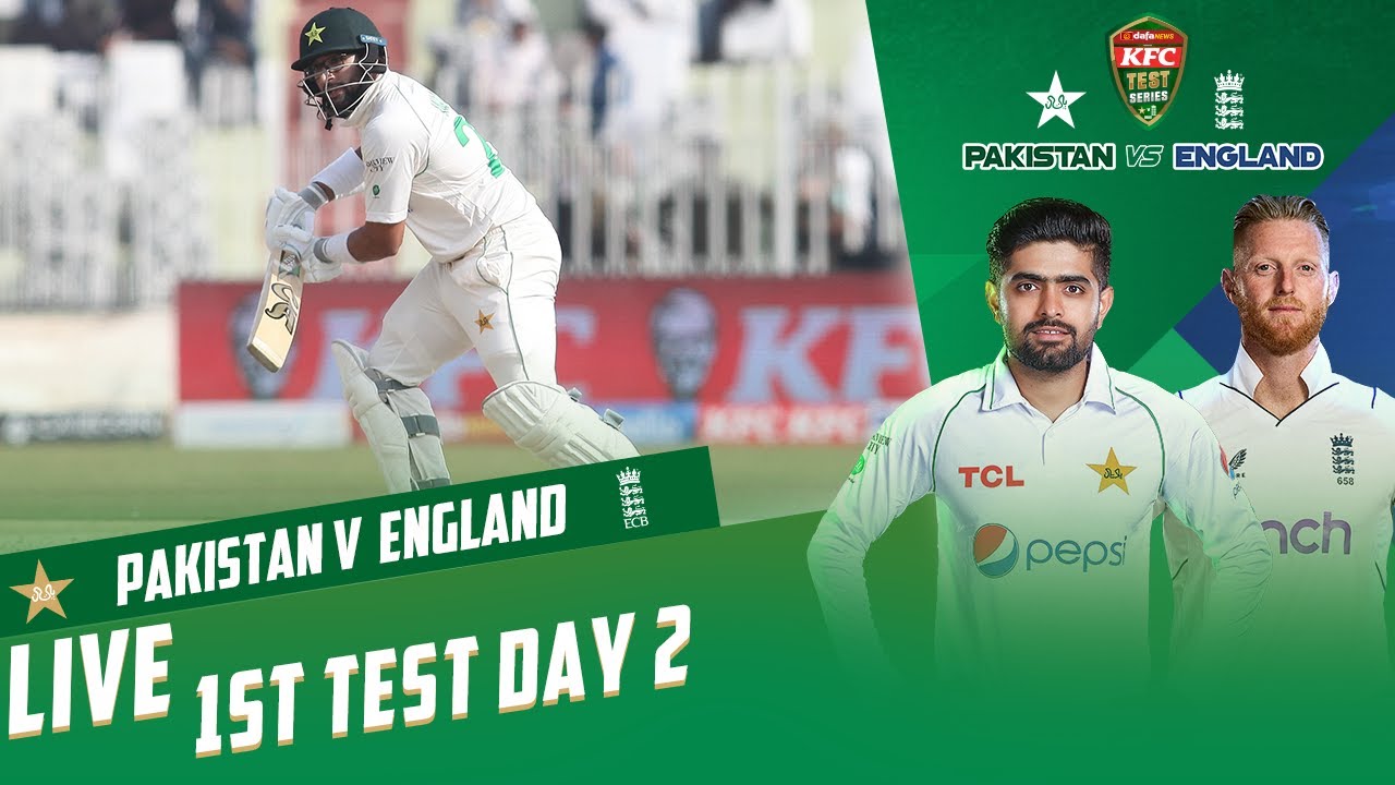 Live | Pakistan vs England | 1st Test Day 2 2022 | PCB