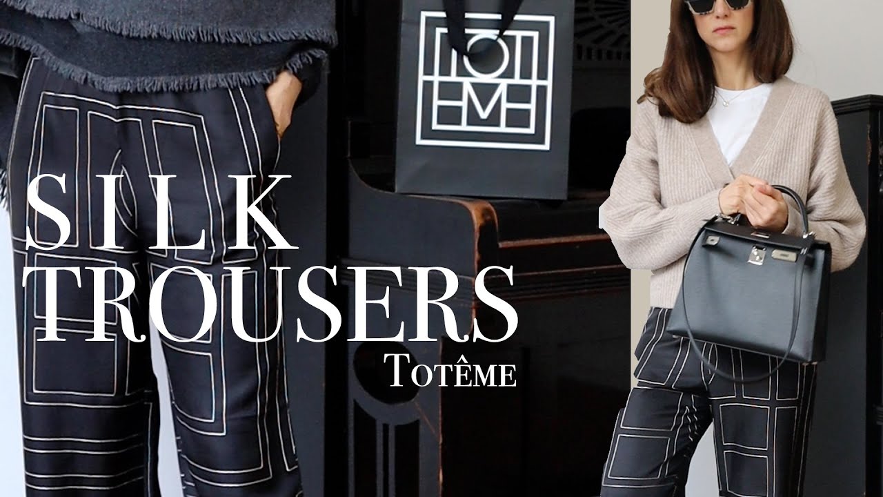 Styling Silk Trousers by Totême for Transitional Weather - Why I Sent Them Back