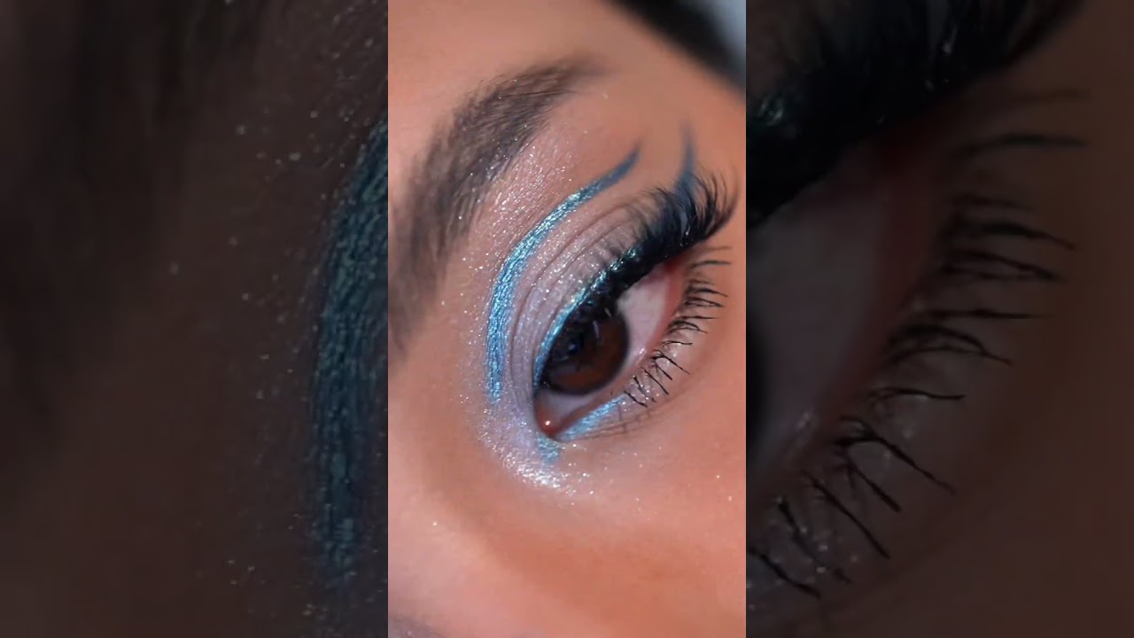 Boldly blue, beautifully you 🩵✨ #epiphanyglow #eyeliner #makeuplooks #kaleidosmakeup #fy
