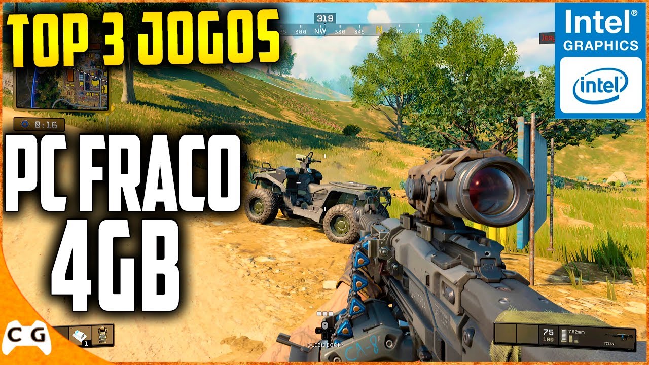3 JOGOS DE FPS ONLINE DA STEAM QUE RODAM EM PC FRACO 4GB DE RAM SEM PLACA DE V&Iacute;DEO Intel HD Graphics