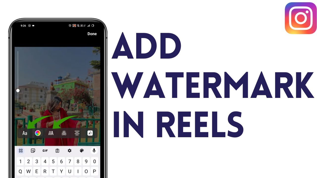 How To Add Watermark In Instagram Reels  (Full Guide)