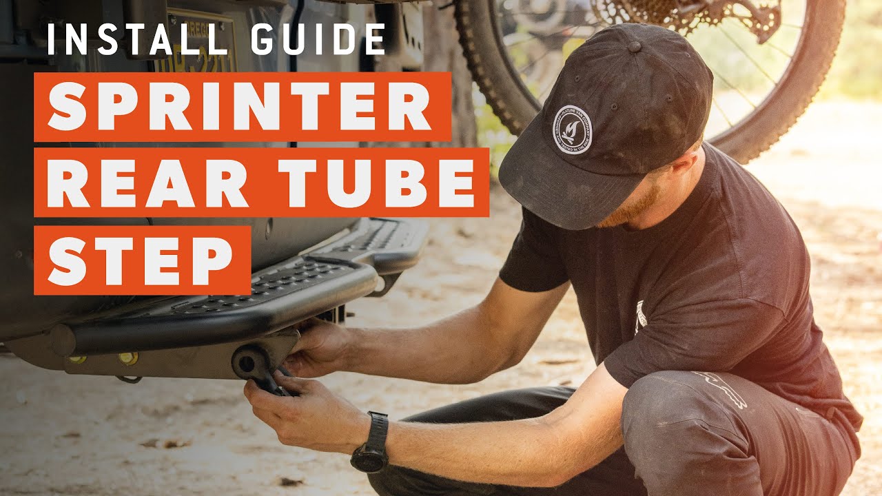 Sprinter Rear Tube Step Install - Flatline Van Co.