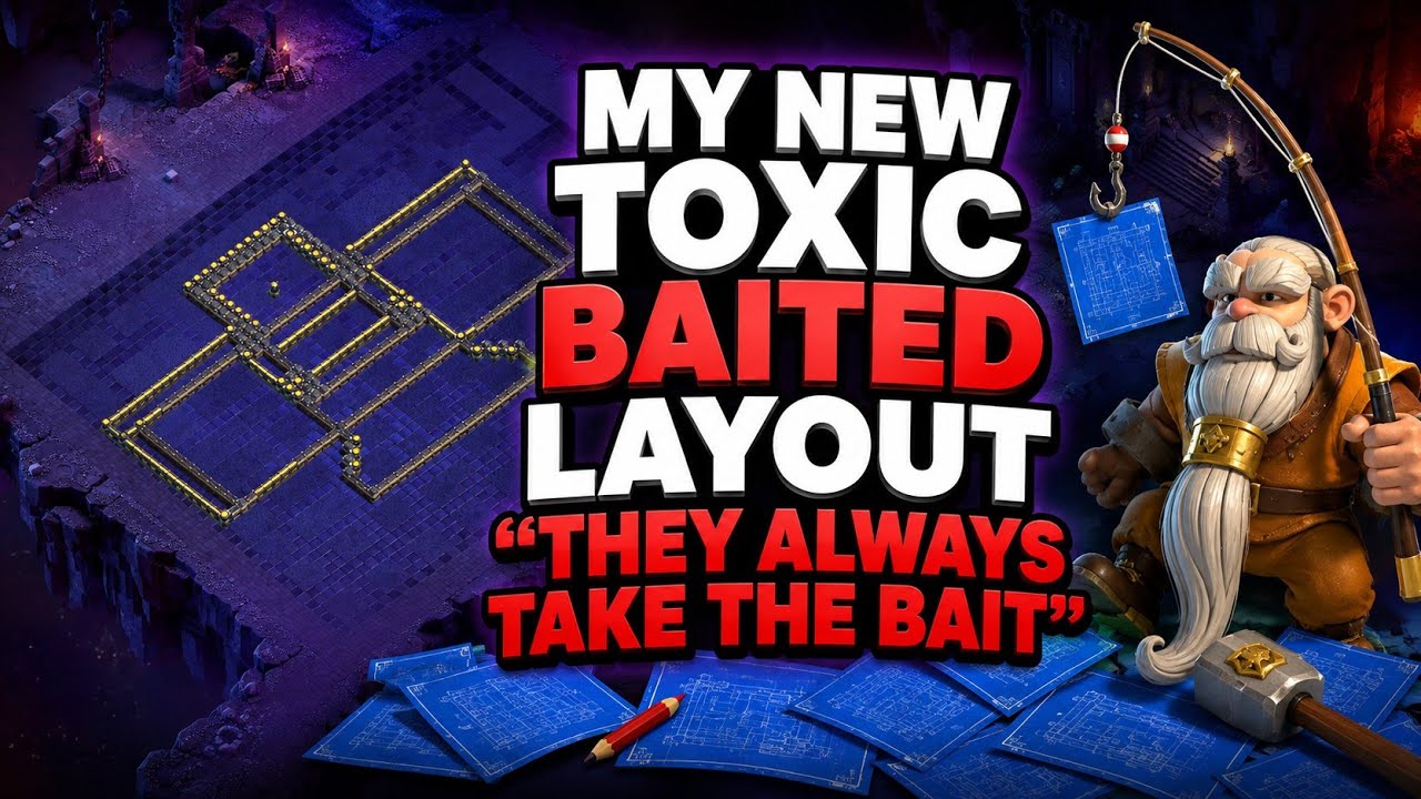 BAITED🎣 | TOXIC☣️ | TH18 | ANTI 3 STAR |  ANTI EVERYTHING♻️ #clashofclans #base #layout #coc #th18 