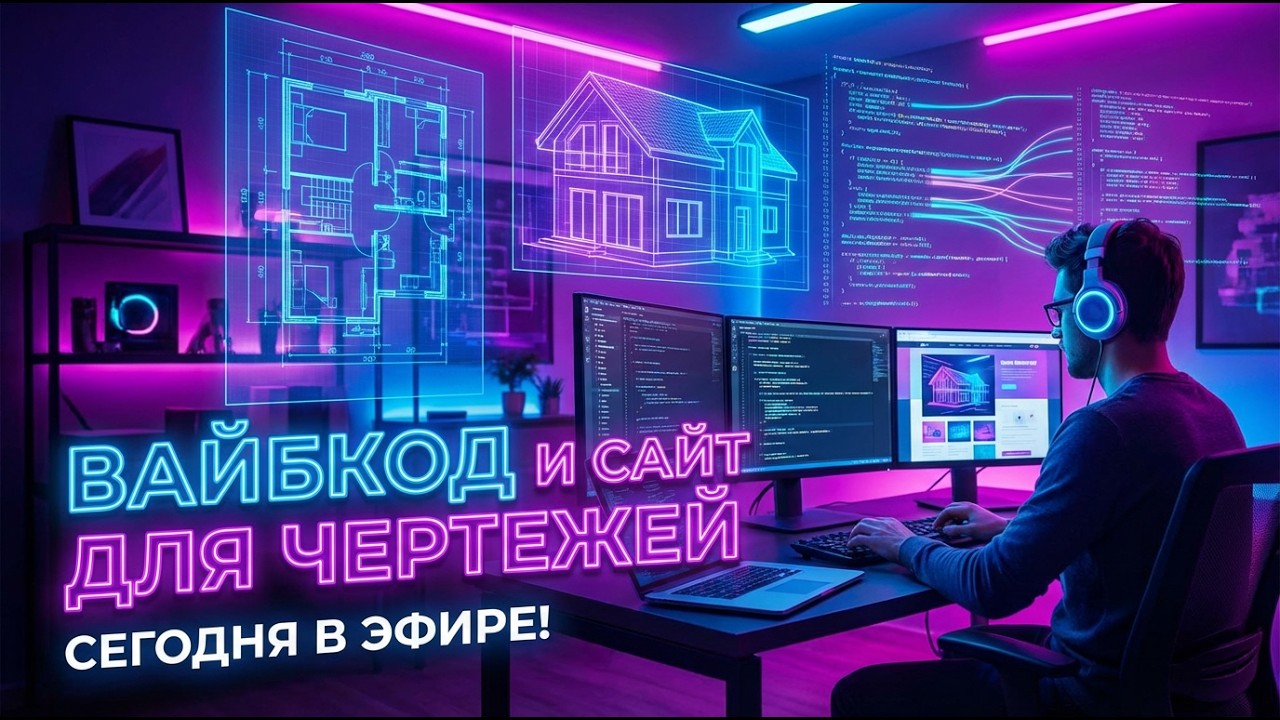 Делаем Сайт для Чертежей! Вайб Кодинг