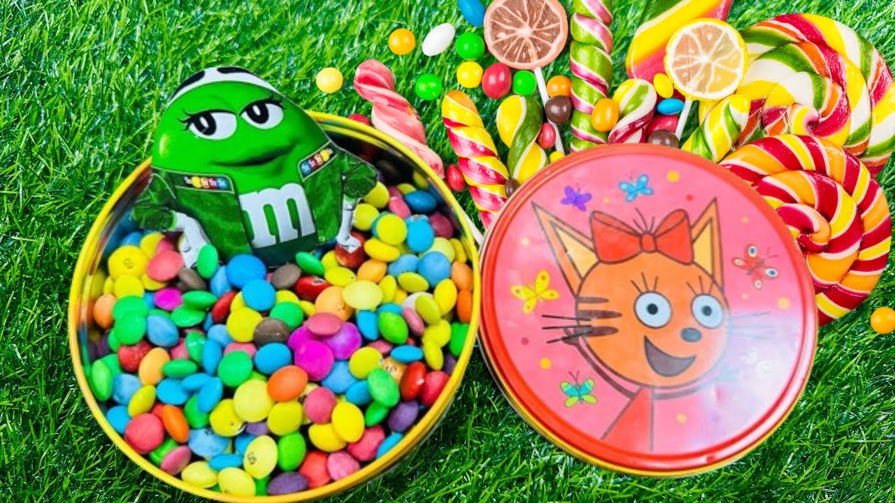 Mixing all my Skittles and other Candy in a Round Magic bathtubl | Oddly Satisfying Asmr Video