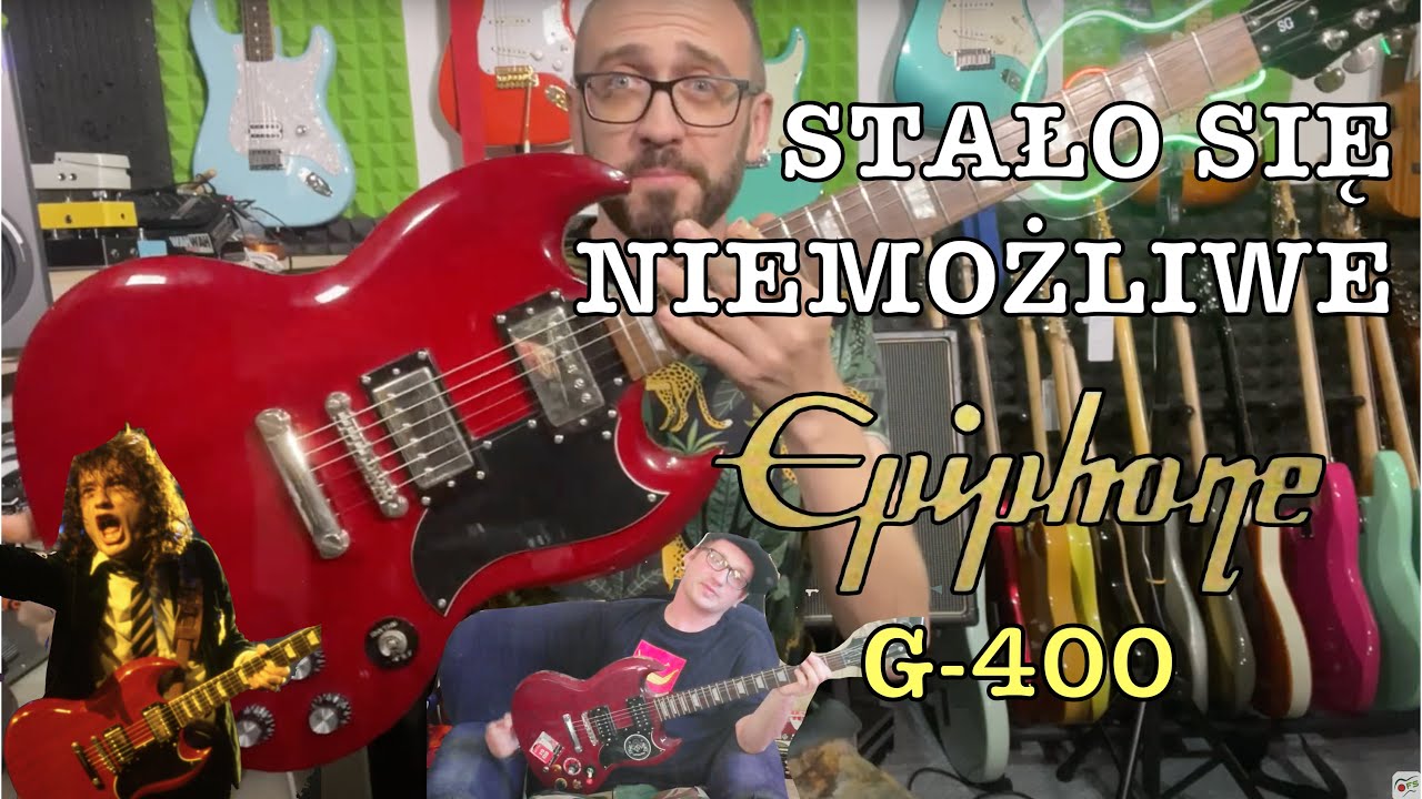 Epiphone G-400: Tańszy odpowiednik Gibsona SG dla fana AC/DC i pierwsza gitara Ksantypa!
