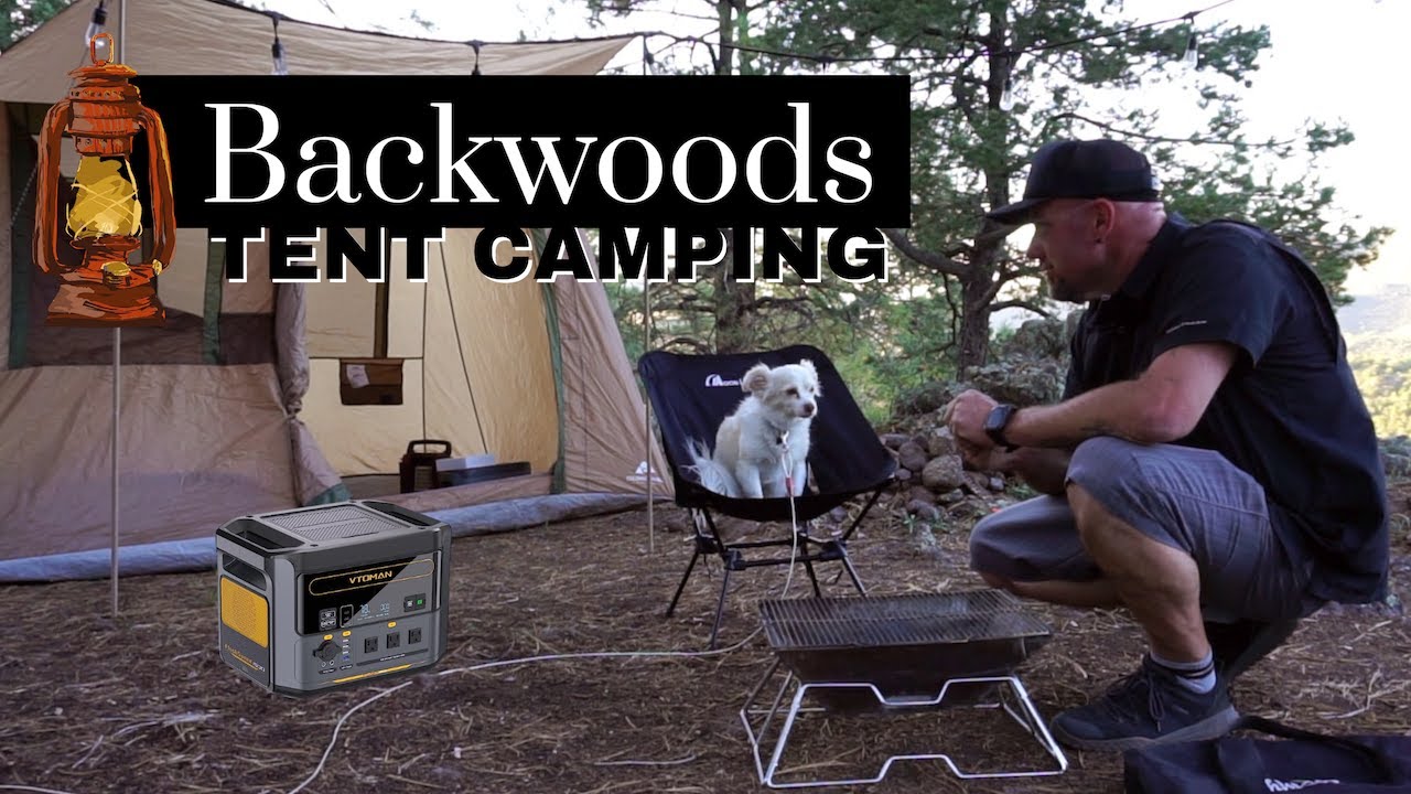 Relaxing Tent Camping In The Mountains - Plus I got a new VTOMAN Flash Speed 1500