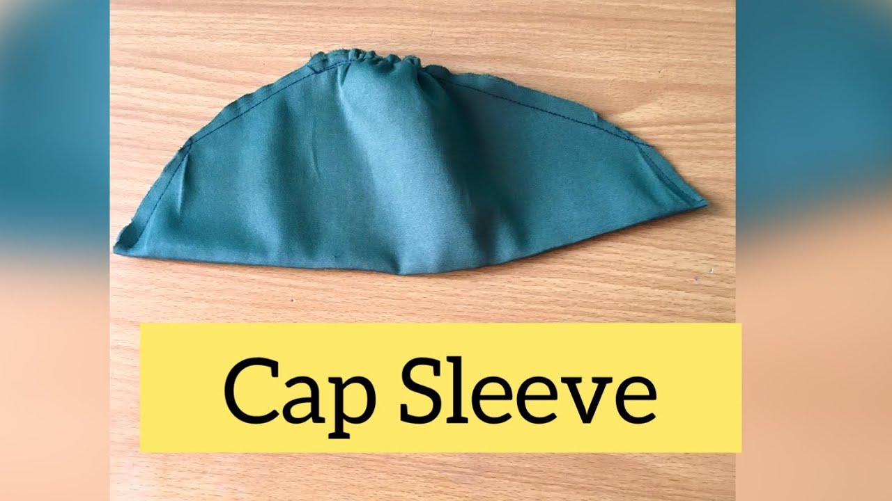 How To Cut And Sew Cap Sleeves || Easiest method